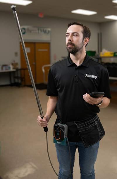 Retractable 36inch remote-sampling inlet wand